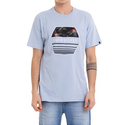 Camiseta Quiksilver Drift Away Azul Claro