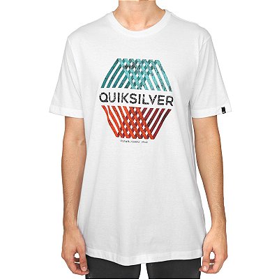 Camiseta Quiksilver Multi Hex Branco