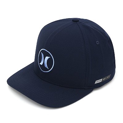 Boné Hurley Aba Curva BP Icon Dri Fit Azul Marinho