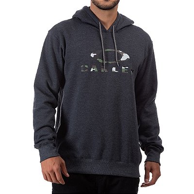 Moletom Oakley Camo Hoodie Masculino Cinza Escuro