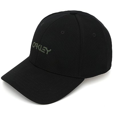 Boné Oakley 6 Panel Stretch Oakley Metallic Preto