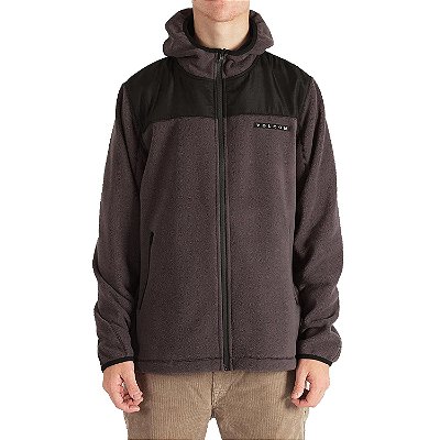 Moletom Volcom Aberto Sound Masculino Cinza/Preto