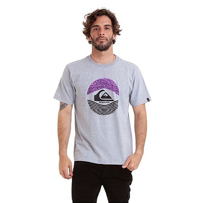 Camiseta Quiksilver Stomped On Masculina Cinza