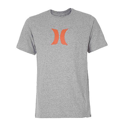 Camiseta Hurley Silk Icon Cinza Claro