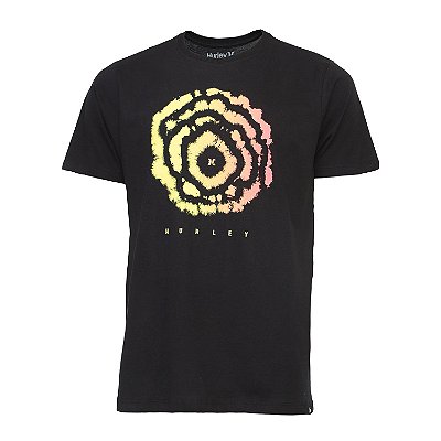 Camiseta Hurley Silk Oculus Masculina Preto