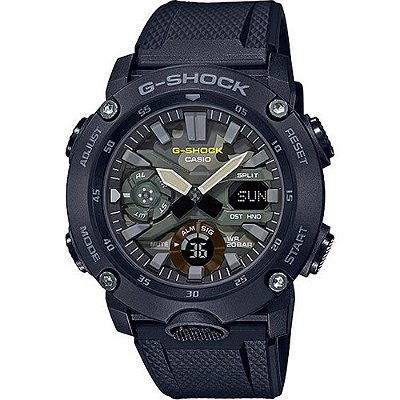 Relógio G-Shock Carbon Core Guard GA-2000SU-1ADR Masculino Preto