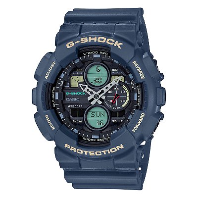 Relógio G-Shock GA-140-2ADR Azul