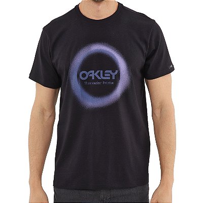 Camiseta Oakley Thermonuclear Aurea Masculina Preto