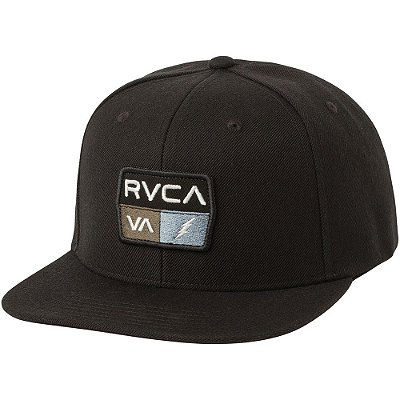 Boné RVCA Aba Reta Snap 9volt Class R Preto