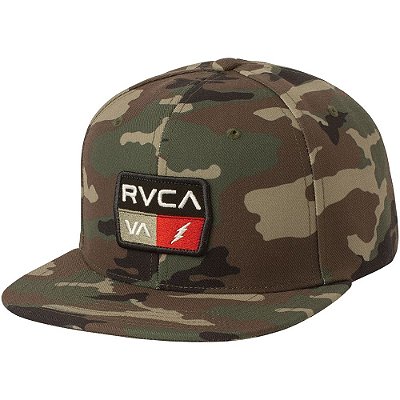 Boné RVCA Aba Reta Snap 9volt Class R Camuflado