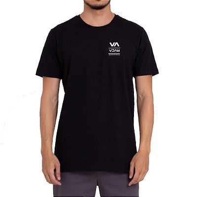 Camiseta RVCA Down The Line Masculina Preto