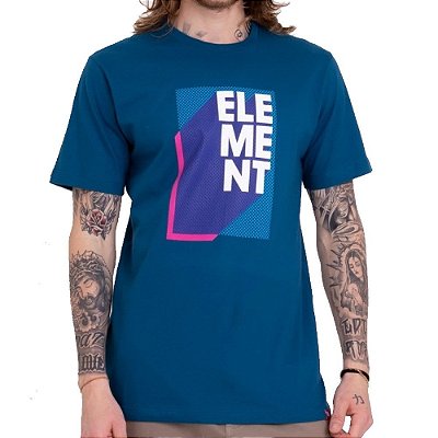 Camiseta Element Modus Masculina Azul
