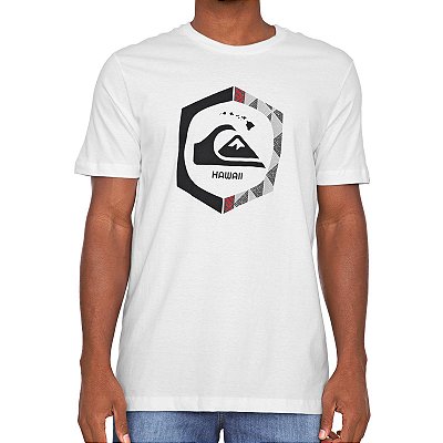 Camiseta Quiksilver Kahuku Masculina Branco