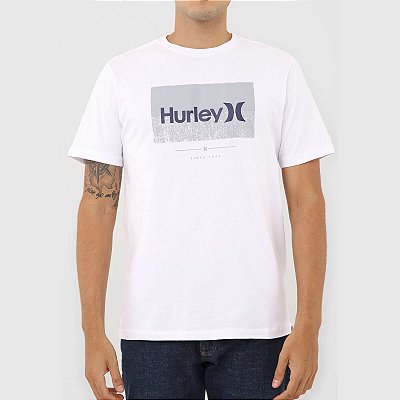 Camiseta Hurley Disorder Masculina Branco