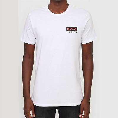 Camiseta RVCA Tokyo Masculina Branco