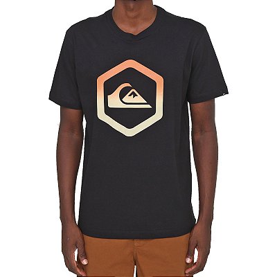 Camiseta Quiksilver Black Slab Masculina Preto