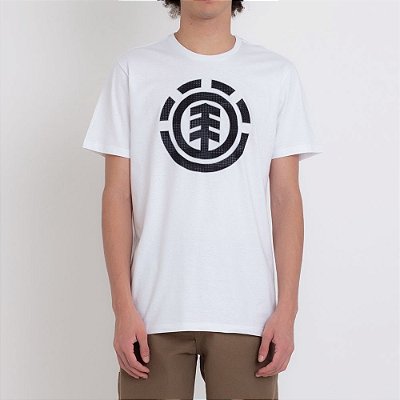 Camiseta Element Resist Icon Fill Masculina Branco