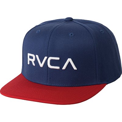 Boné RVCA Snap RVCA III Azul/Vermelho