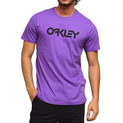 Camiseta Oakley Mark II Masculina Roxo Escuro