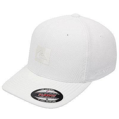 Boné Quiksilver Aba Curva Logo Reflective Branco