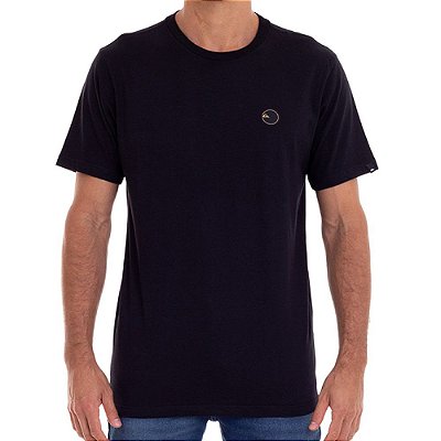 Camiseta Quiksilver Patch Masculina Preto