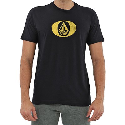 Camiseta Volcom Eliptical Masculina Preto