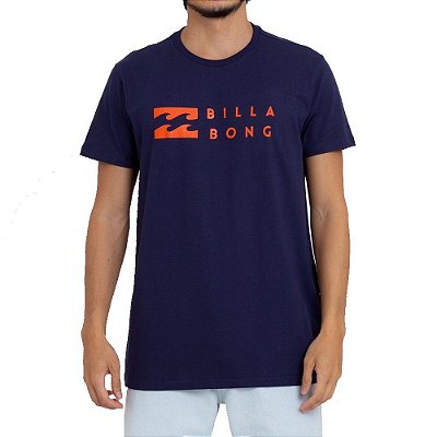 Camiseta Billabong United Masculina Azul Marinho