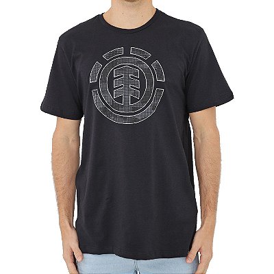 Camiseta Element Resist Icon Fill Masculina Preto