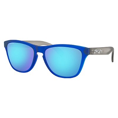 Óculos de Sol Oakley Frogskins XS Matte Translucent Sapphire W/ Prizm Sapphire