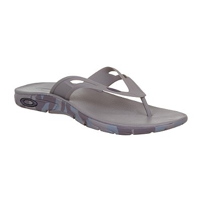 Chinelo Oakley Rest Camo Masculino Cinza