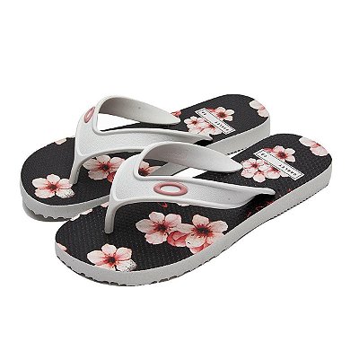 Chinelo Oakley Wave Point Sakura Masculino Branco