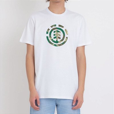 Camiseta Element Water Camo Icon Fill Masculina Branco