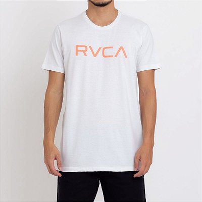Camiseta RVCA Big RVCA Masculina Off White