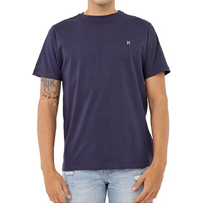 Camiseta Hurley Silk Oversize Heat Masculina Azul Marinho
