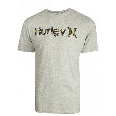 Camiseta Hurley Inside Masculina Cinza Claro
