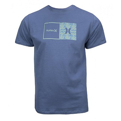 Camiseta Hurley Natural Masculina Azul Marinho