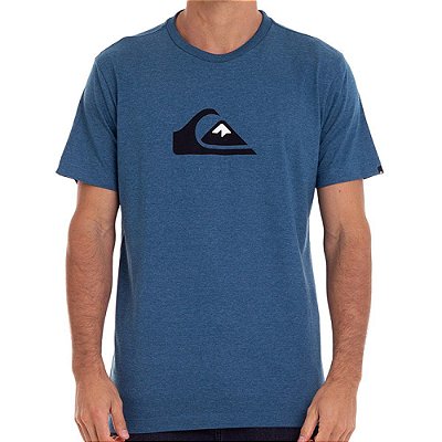 Camiseta Quiksilver Comp Logo Masculina Azul