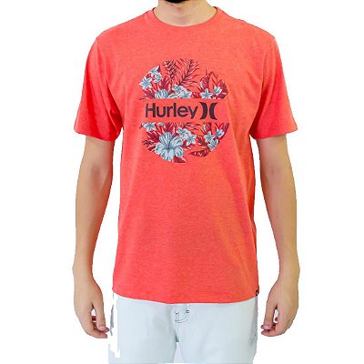 Camiseta Hurley Crush Masculina Vermelho