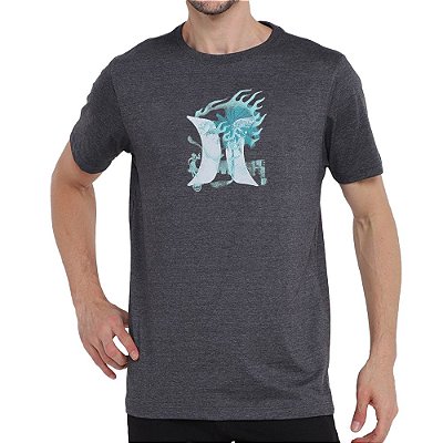 Camiseta Hurley Surf Masculina Cinza Escuro