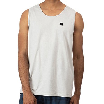 Regata Oakley Patch 2.0 Tank Masculina Cinza Claro