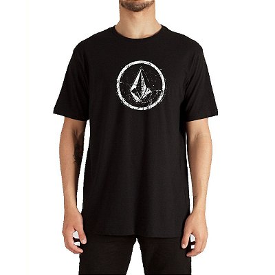 Camiseta Volcom Rampstone Masculina Preto