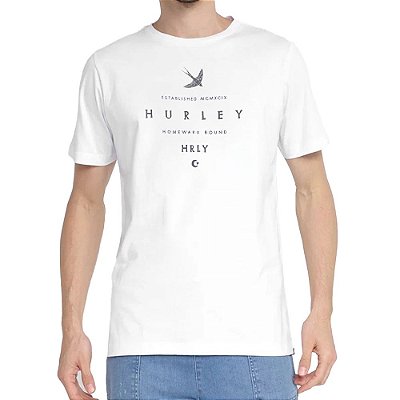 Camiseta Hurley Homeward Masculina Branco