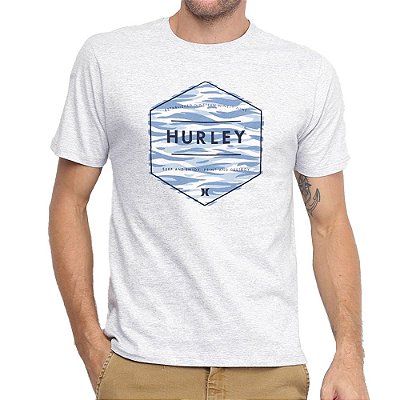 Camiseta Hurley Silk Camouflage Two Branco Mescla