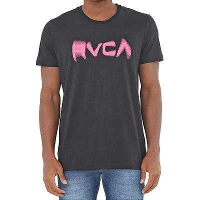 Camiseta RVCA Blurs Masculina Preto