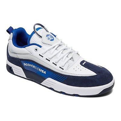 Tênis DC Shoes Legacy 98 Slim Branco/Azul