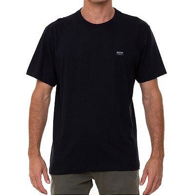 Camiseta Quiksilver Patch Masculina Preto