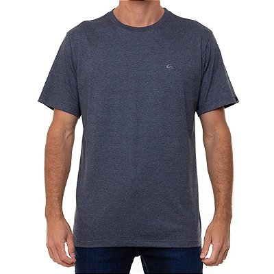 Camiseta Quiksilver Embroidery Masculina Cinza Escuro