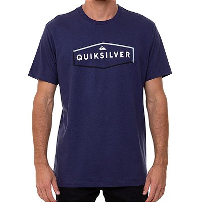 Camiseta Quiksilver Clear Mind Masculina Azul Marinho