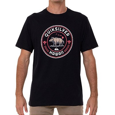 Camiseta Quiksilver Hi Next Meal Masculina Preto