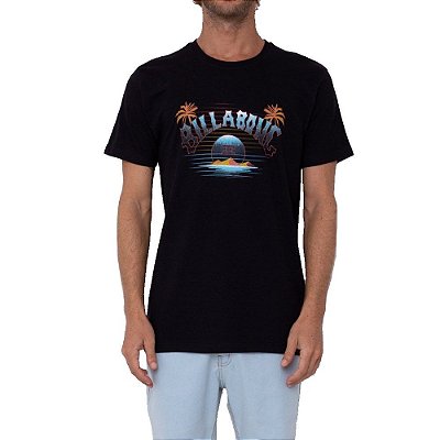 Camiseta Billabong Arch Masculina Preto